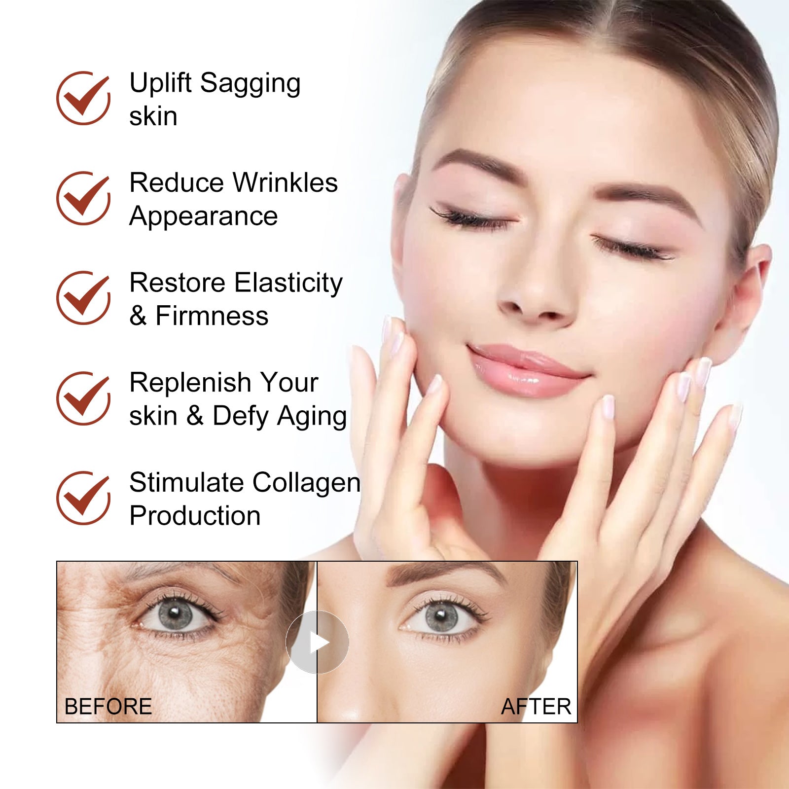 West&Month Anti-Wrinkle Facial Serum Anti-Wrinkle Serum Moisturizing Firming Anti-Wrinkle Serum